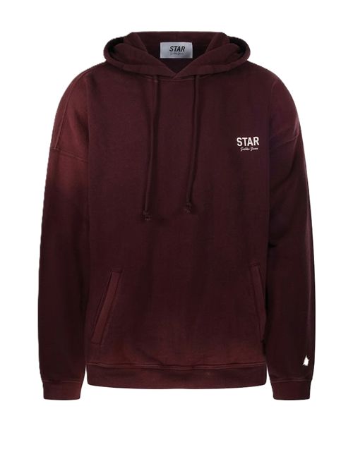 oversized hoodie sunfaded wash windsor red Golden Goose | GUP02712.P002414.40233WINDSOR WINE